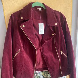 Maison Jules Maroon Corduroy Jacket